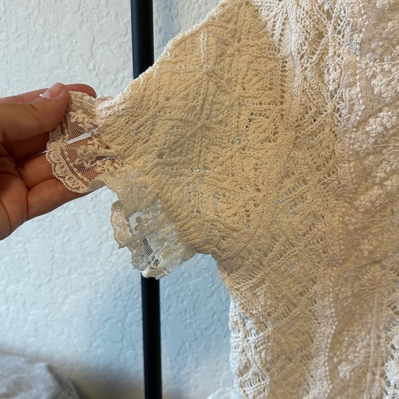 Ivory crochet top zara - Picture 5 of 6